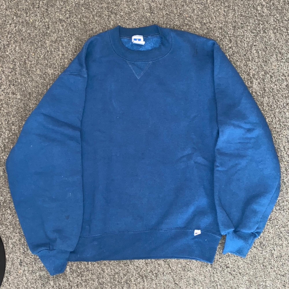 Cute dark teal Russell Athletic Crewneck